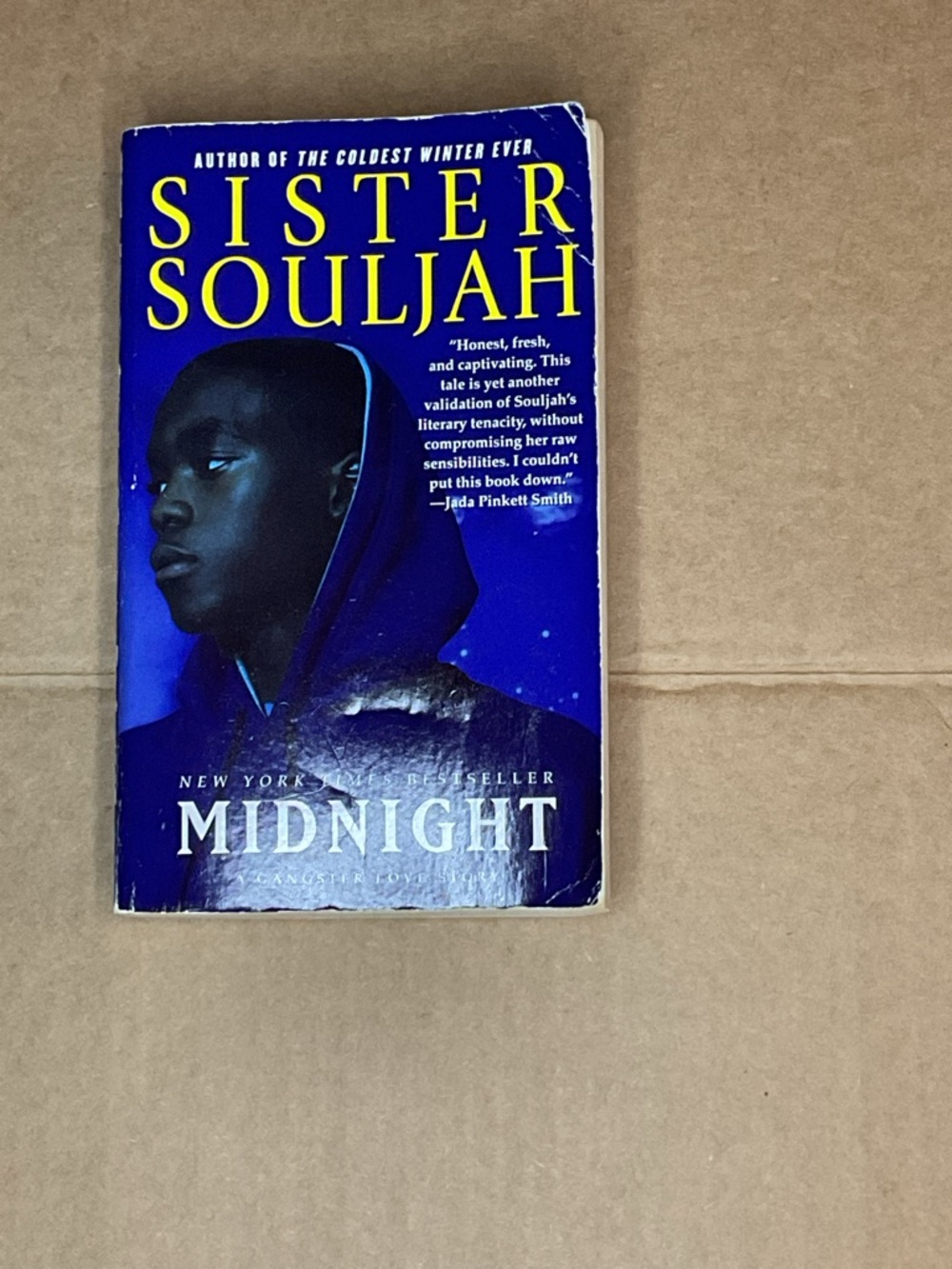 Sister Souljah "Midnight" Paperback Book - Deep Purple Cover